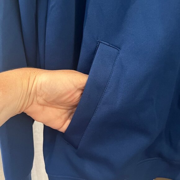 Men's Blue Pebble Beach Performance Full zip jacket, Size XXL - Picture 3 of 6